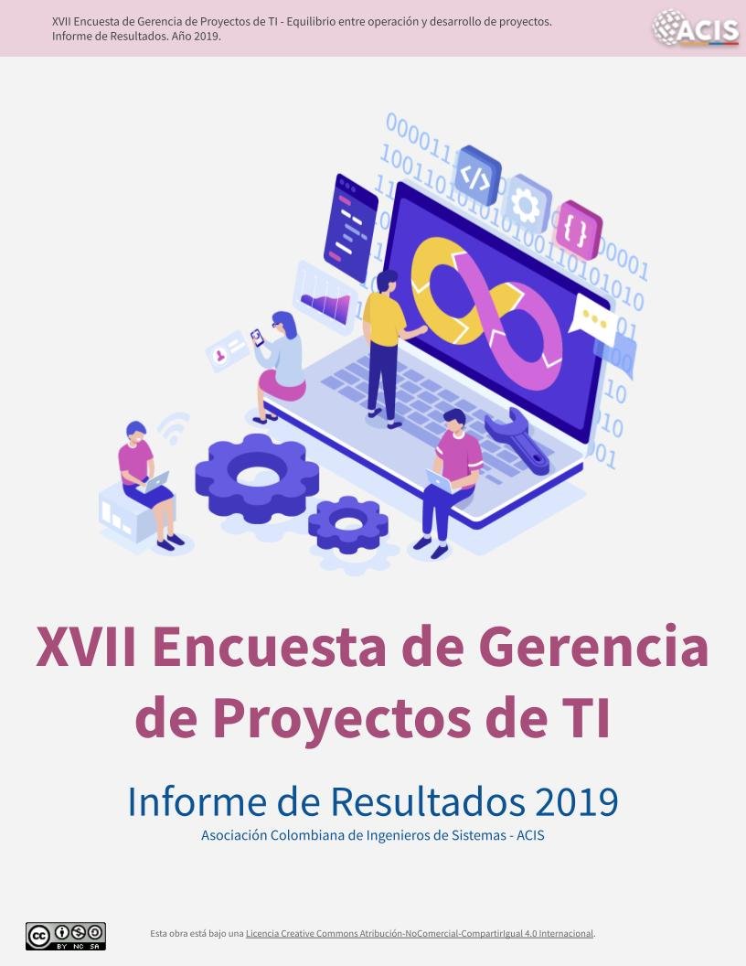 Carátula Encuesta de Proyectos TIC 2019
