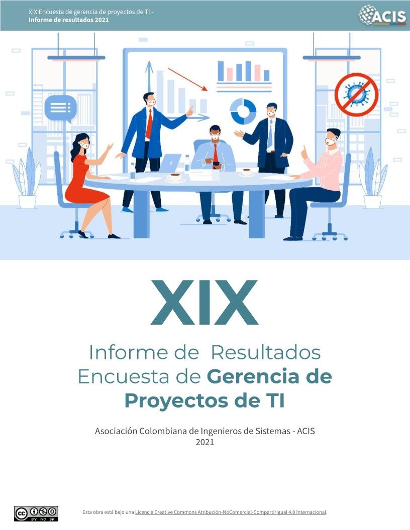 Carátula Encuesta de Proyectos TIC 2021